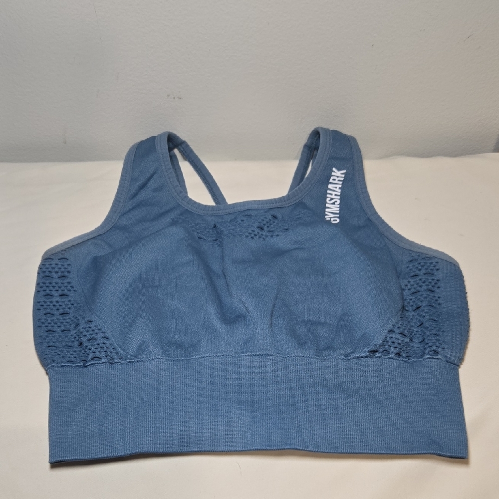 Gymshark Steel Blue Lace Sports Bra
